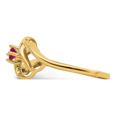 14K Yellow Gold Personalized Family Ring – view 4