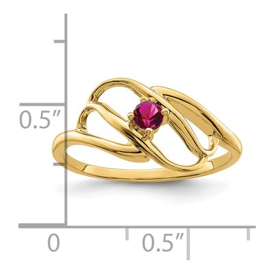 14K Yellow Gold Personalized Family Ring – view 6