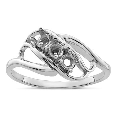 Sterling Silver Personalized 3-Stone Mother's Ring – view 7