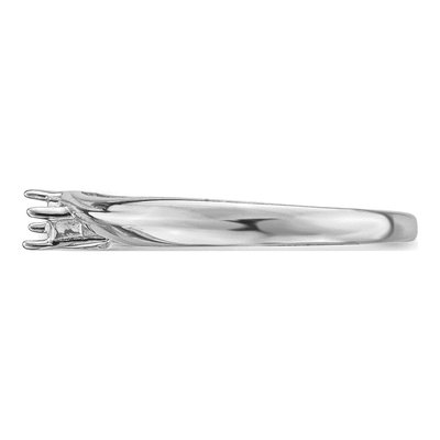 14K White Gold Mother's Ring Mounting – view 3
