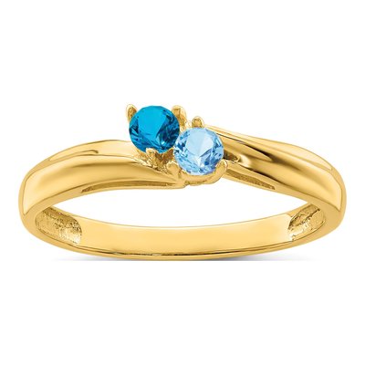 14K Yellow Gold Family Ring – view 2