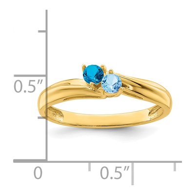 14K Yellow Gold Family Ring – view 6