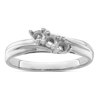 Personalized Sterling Silver 3-Stone Mother's Ring – view 7