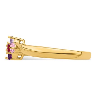 14K Yellow Gold Family Ring – view 4