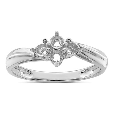 14K White Gold Family Ring – view 7