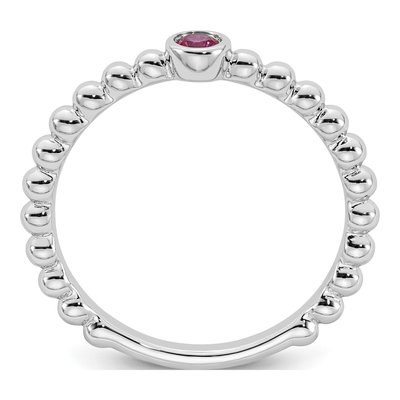 14K White Gold Mother's Ring Mounting – view 3