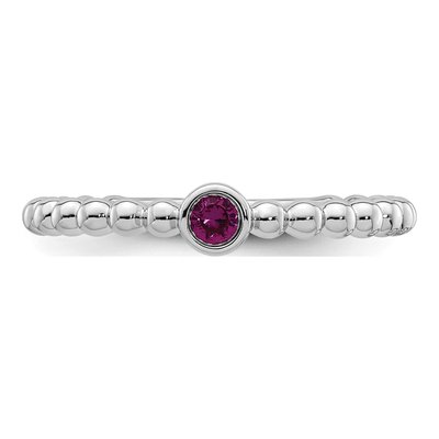 14K White Gold Mother's Ring Mounting – view 5