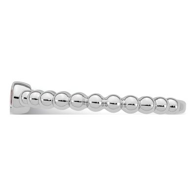 14K White Gold Mother's Ring – view 4