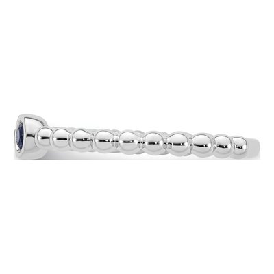 14K White Gold Mother's Ring – view 4