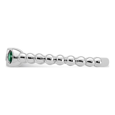 14K White Gold Mother's Ring – view 4