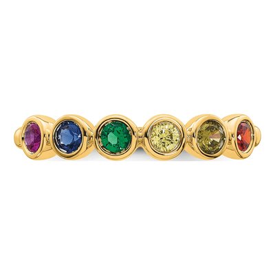 14K Yellow Gold Personalized Mother's Ring – view 5