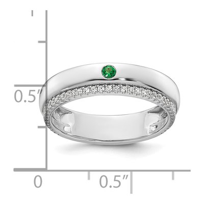 14K White Gold 1/5 ct tw Mother's Ring – view 6