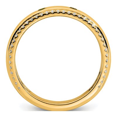14K Yellow Gold 1/5 ct tw Mother's Ring – view 3