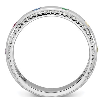 14K White Gold 1/5 ct tw Mother's Ring – view 3