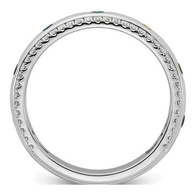 14K White Gold 1/5 ct tw Mother's Ring – view 3