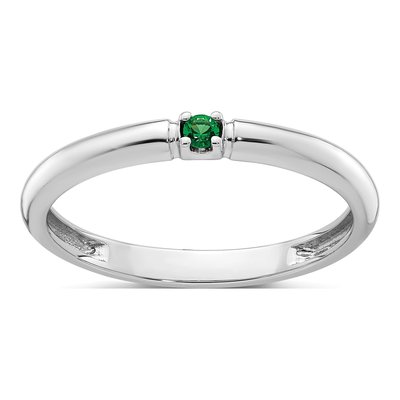 14K White Gold Mother's Ring – view 2