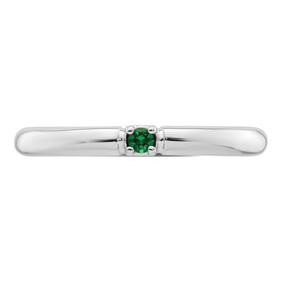 14K White Gold Mother's Ring – view 5