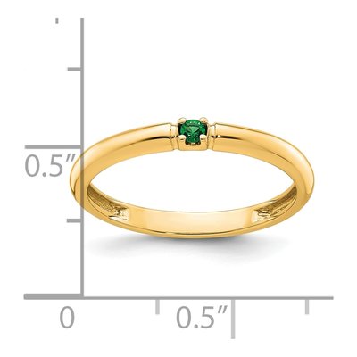 14K Yellow Gold Mother's Ring Mounting – view 6