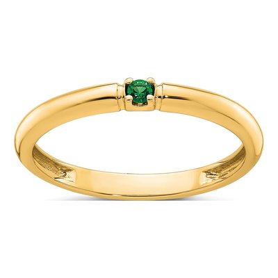 14K Yellow Gold Mother's Ring – view 2
