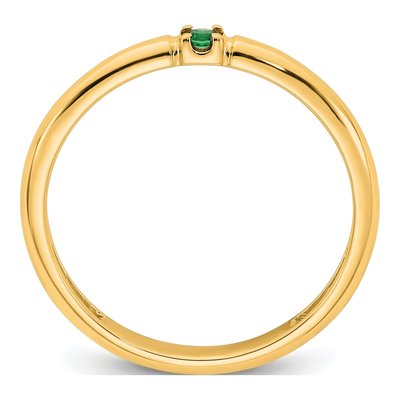 14K Yellow Gold Mother's Ring – view 3
