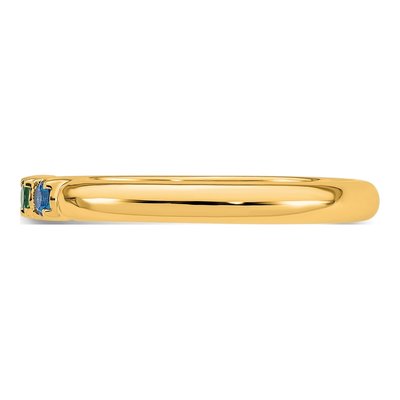14K Yellow Gold Mother's Ring Mounting – view 4