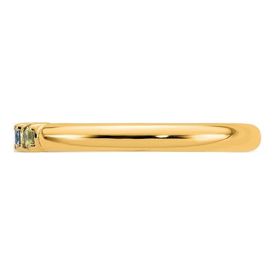 14K Yellow Gold Mother's Ring Mounting – view 4