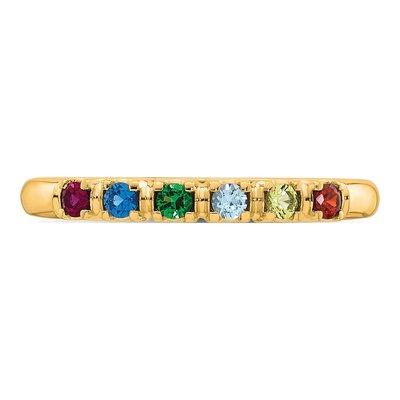 14K Yellow Gold Mother's Ring Mounting – view 5