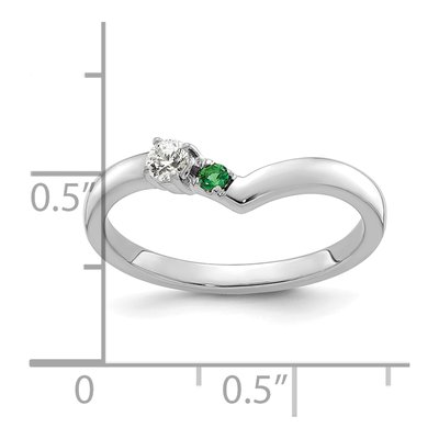 14K White Gold 1/10 ct tw Mother's Ring – view 6