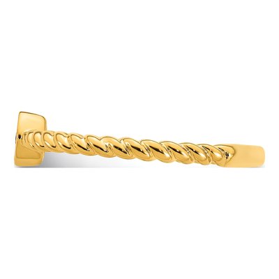 14K Yellow Gold Mother's Ring Mounting – view 4
