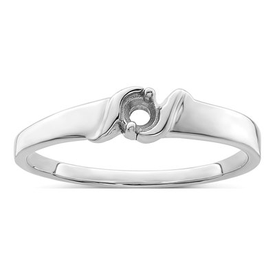 Sterling Silver or 14K White Gold Personalized Mother's Ring – view 7