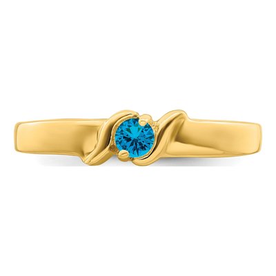 14K Yellow Gold Custom Family Ring – view 5