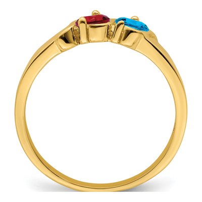 14K Yellow Gold Family Mother's Ring – view 3