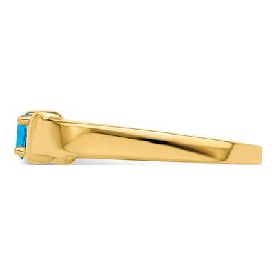 14K Yellow Gold Family Mother's Ring – view 4