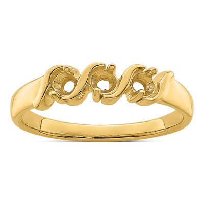 14K Yellow Gold Custom Family Mother's Ring – view 7