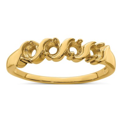 14K Yellow Gold Family Mother's Ring – view 7