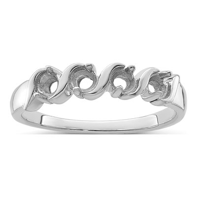 Sterling Silver 4 Stone Mother's Ring, Personalized – view 7
