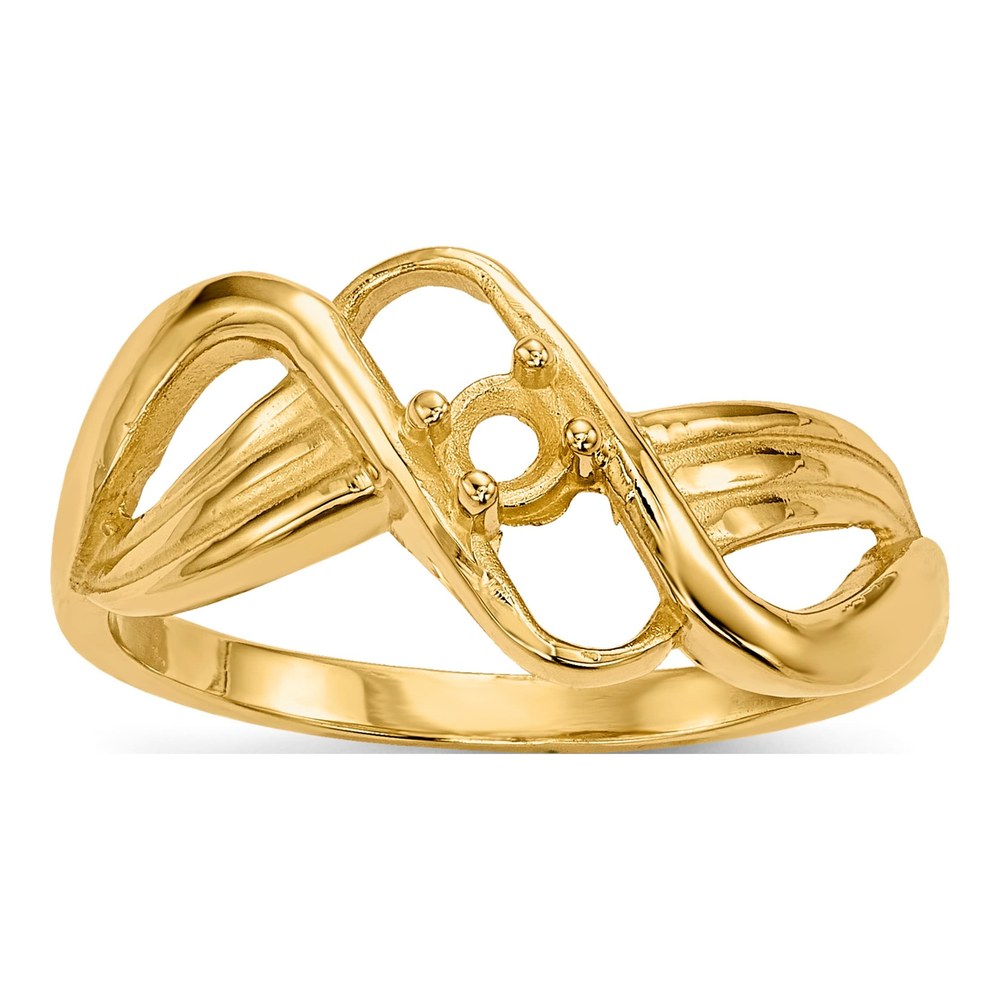 14K Yellow Gold Mother's Ring Mounting