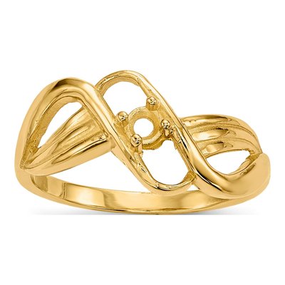 14K Yellow Gold Mother's Ring Mounting