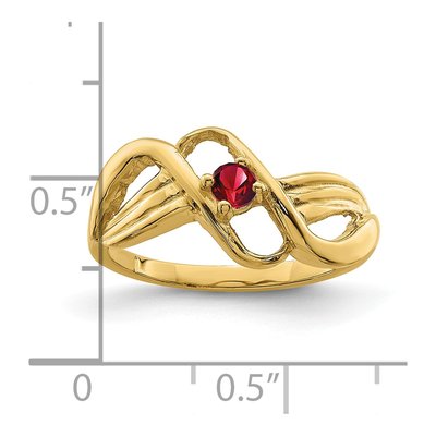 14K Yellow Gold Mother's Ring – view 6