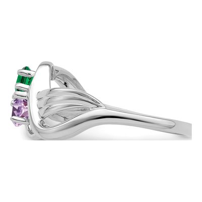 Sterling Silver Family Ring – view 4