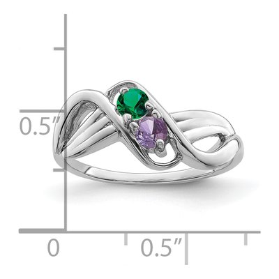 Sterling Silver Family Ring – view 6