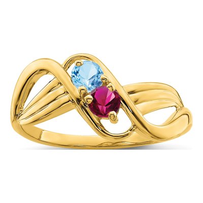 14K Yellow Gold Family Ring – view 2