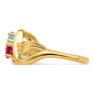 14K Yellow Gold Family Ring – view 4