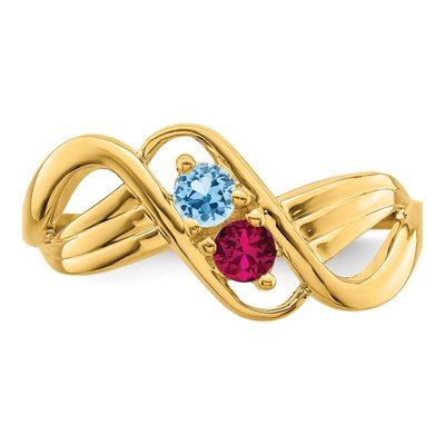 14K Yellow Gold Family Ring – view 5