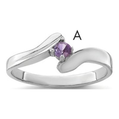 Sterling Silver Personalized Family Ring