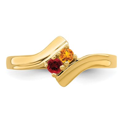 14K Yellow Gold Personalized Family Ring – view 5