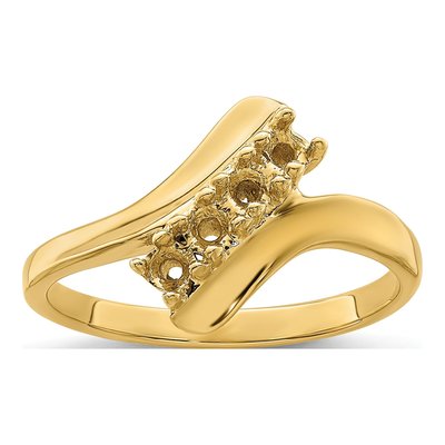 14K Yellow Gold 4-Stone Mother's Ring – view 7