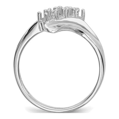 14K White Gold 4-Stone Mother's Ring Mounting – view 8