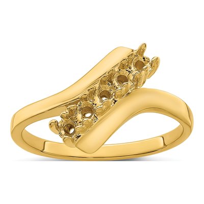 14K Yellow Gold 5-Stone Mother's Ring – view 7