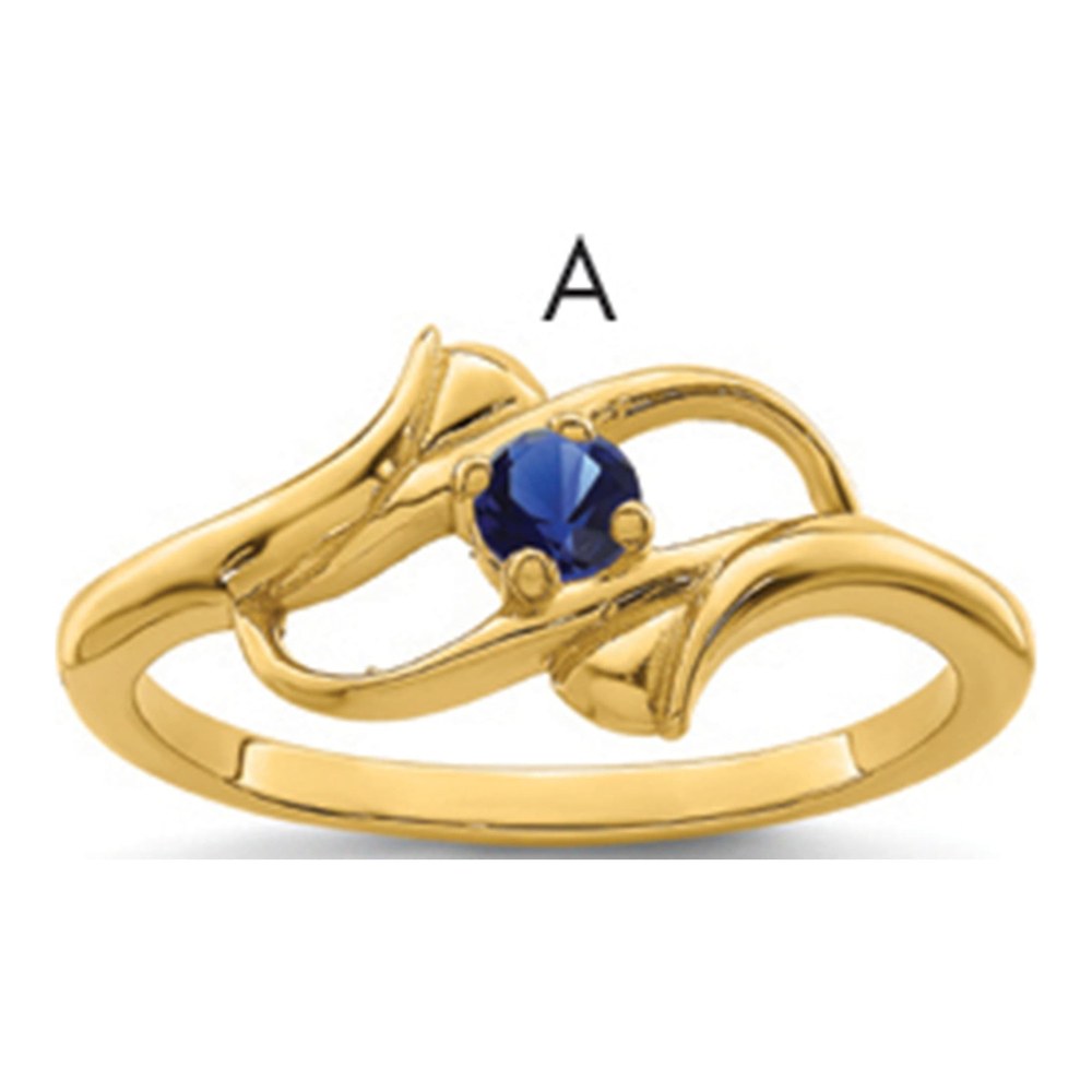 14k Yellow Gold Family Ring